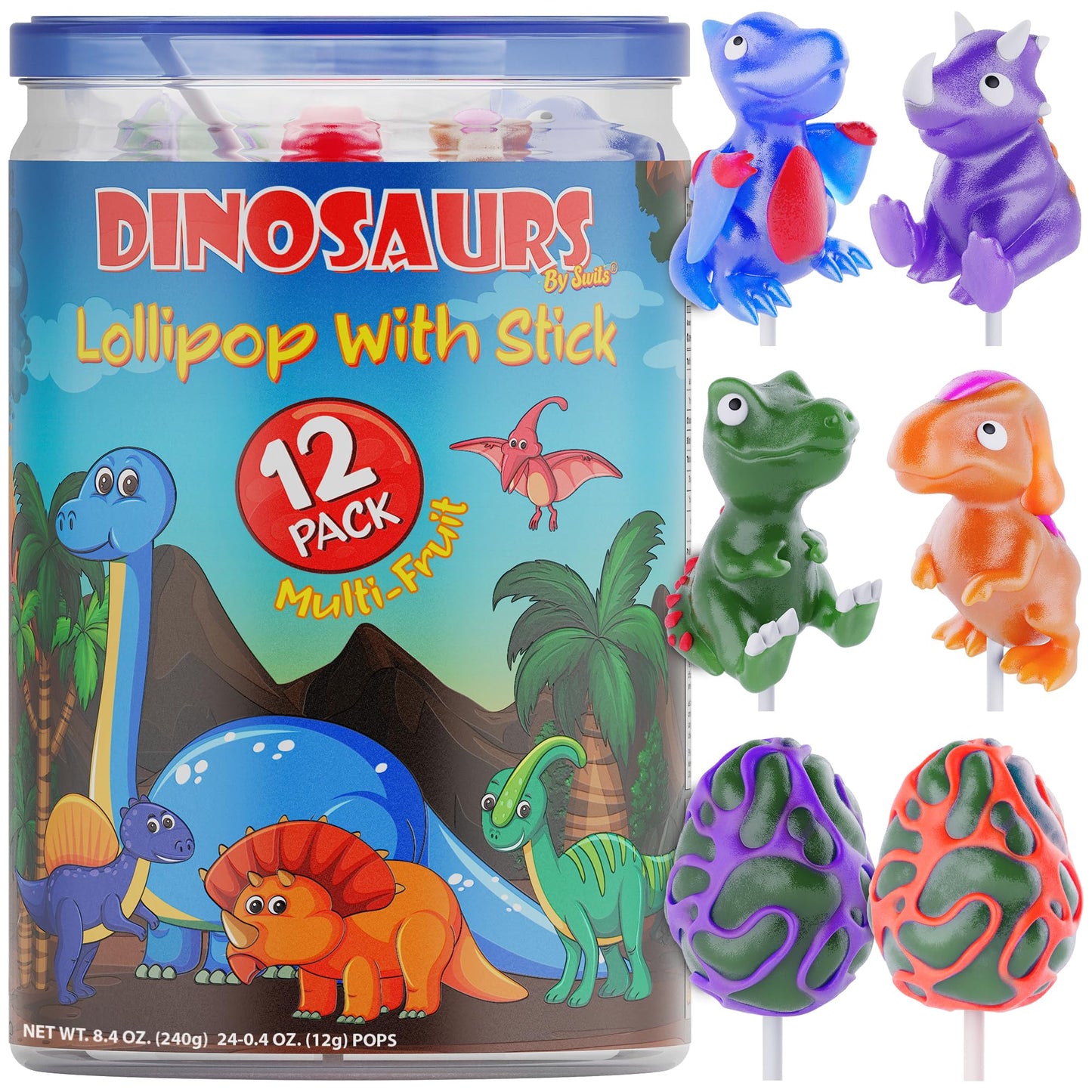 Dino-Theme Party Favors (set of 12)